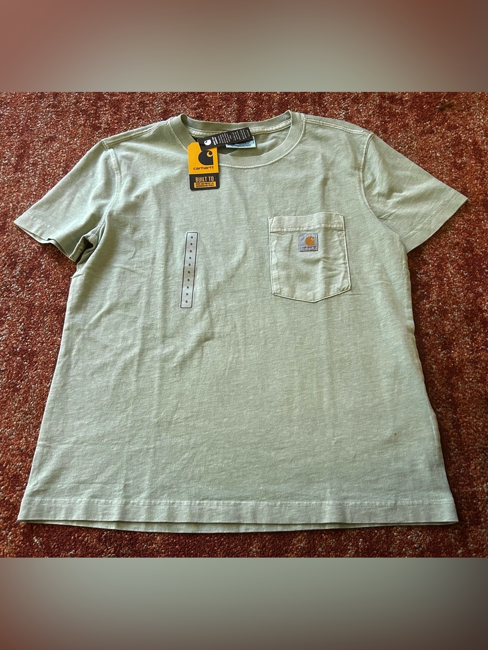 Carhartt Women’s  Pocket Tee Size Small (4-6) NEW 100% Cotton